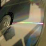 CD mit regenbogen